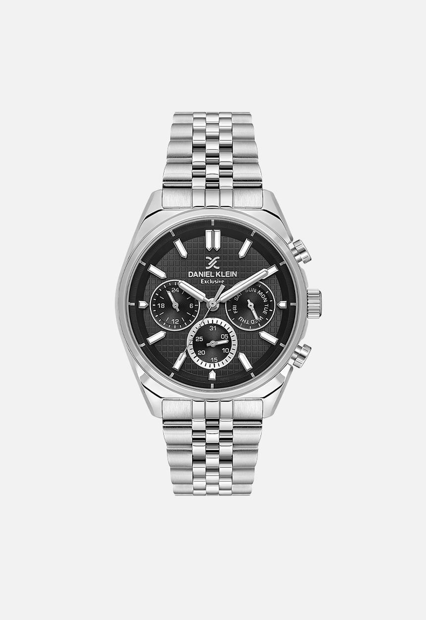 Daniel Klein  Silver Gunmetal Chrono