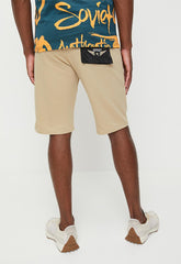 Soviet Mens Beserk Track Shorts In Safari