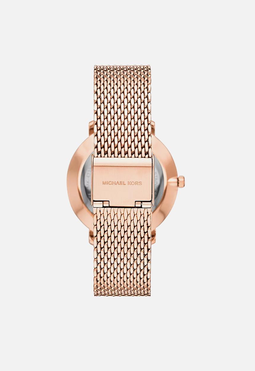 Micheal Kors Womens Pyper watch In Rose Gold