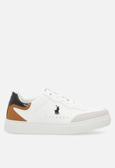 Polo Ladies Colour Block Court Sneakers In White