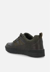 Jeep Mens Black/Multi Renegade Pu Sneakers