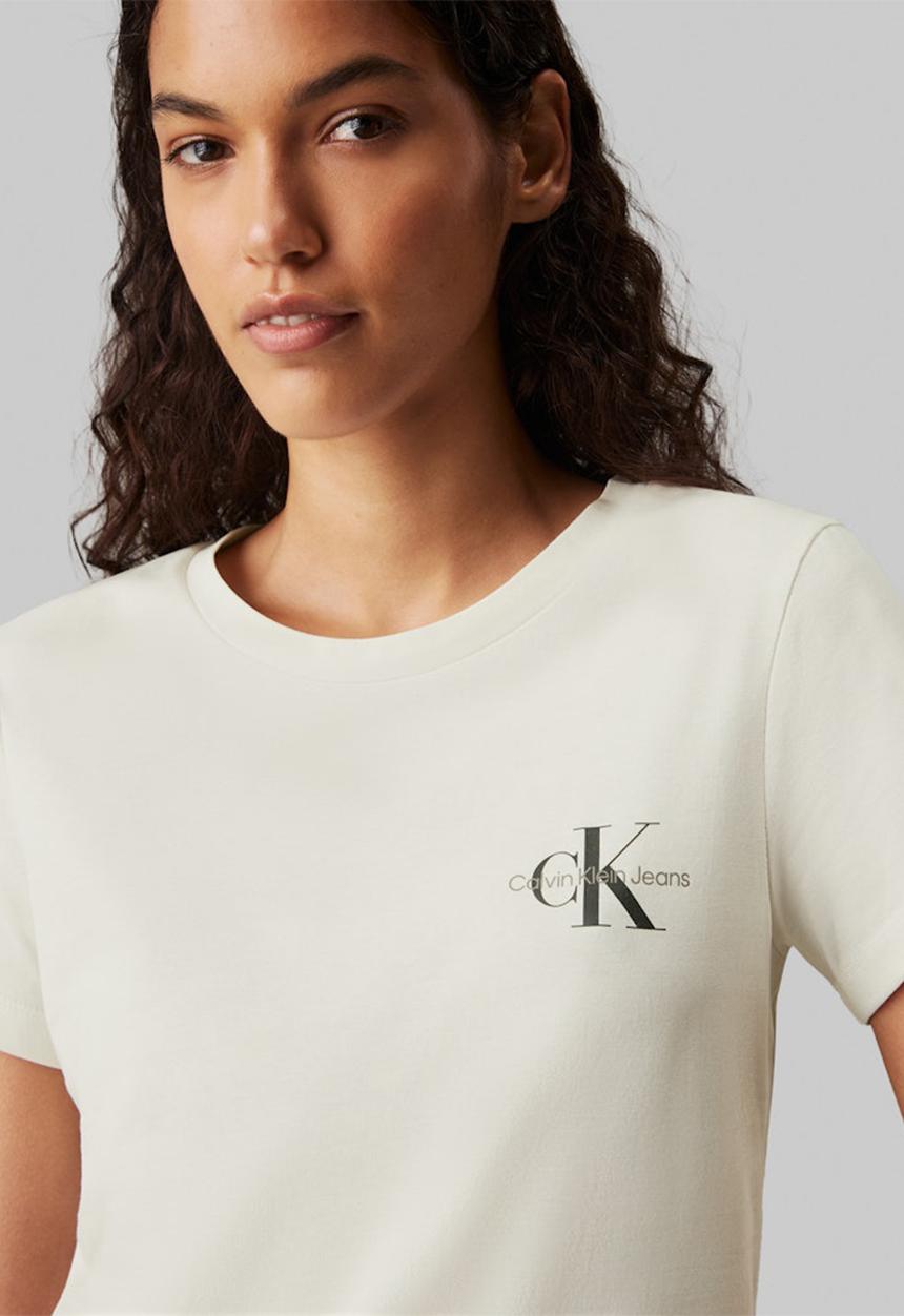 Calvin Klein 2-Pack Monologo Slim T-shirt In Black Multi