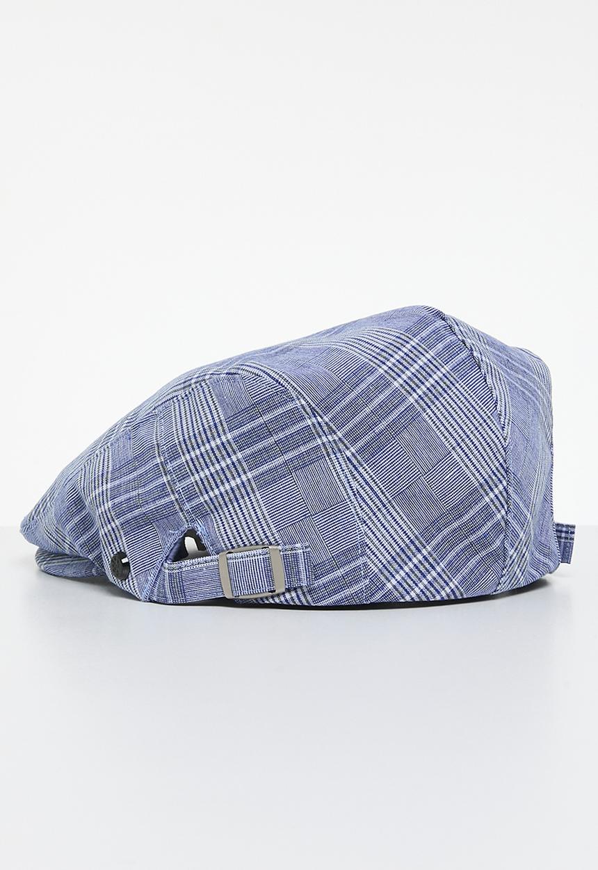 Pringle Mens Samuel Newsboy Cap In Blue