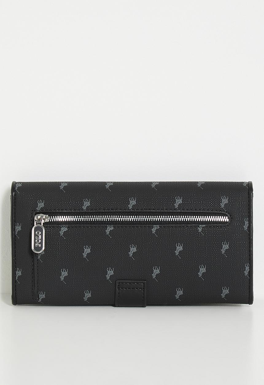 Polo New Iconic Clutch Purse In Black