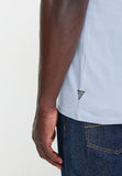 Guess Mens Embroideredhirt In Blue