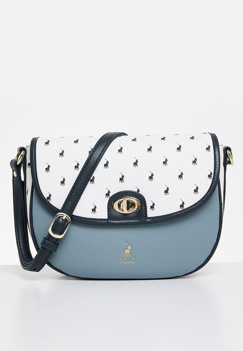 Polocasablanca Saddle Crossbody  Blue