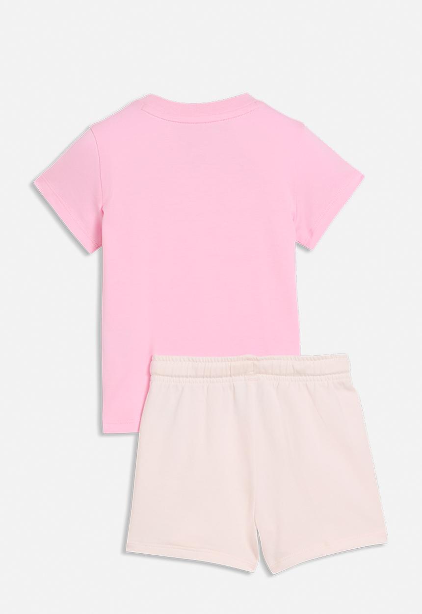 Puma Minicats Ess Tee And Shorts Set Inf Pi