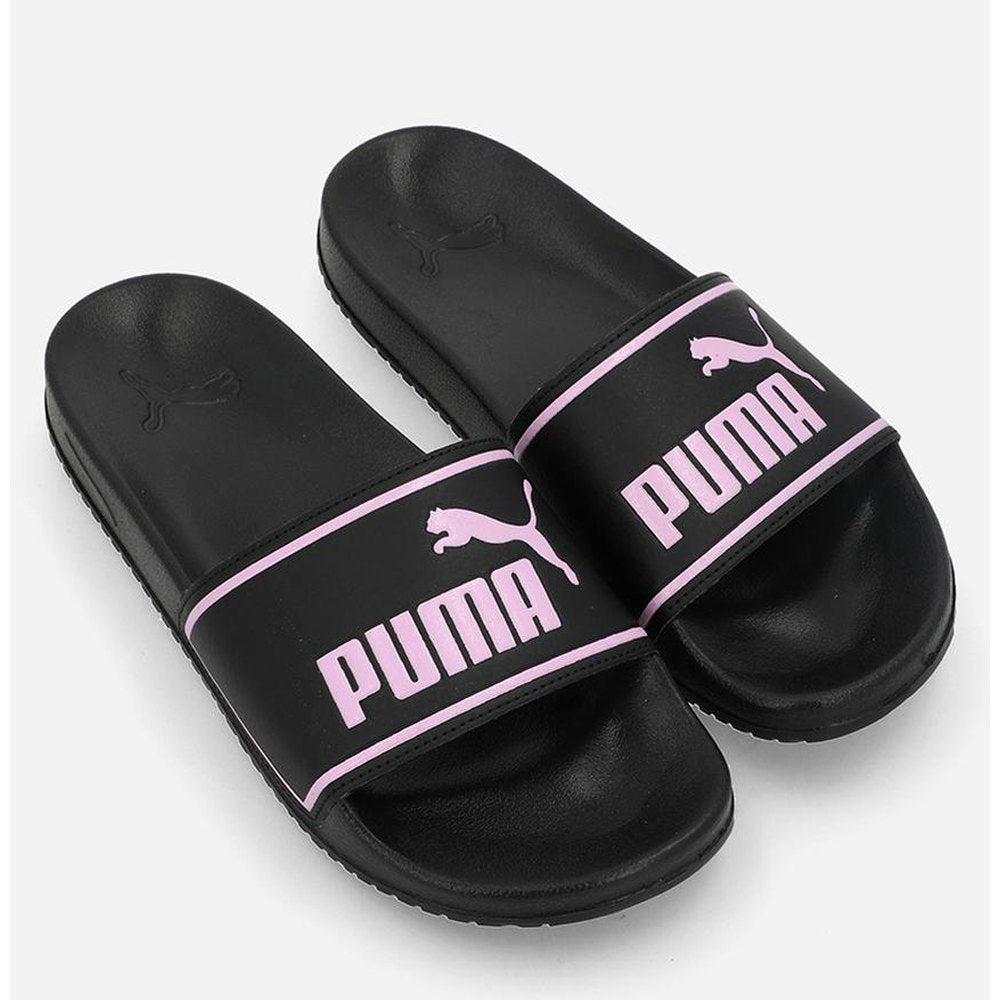 Puma Womens Poolcat 2.0 Zadp Slides In Black & Pink