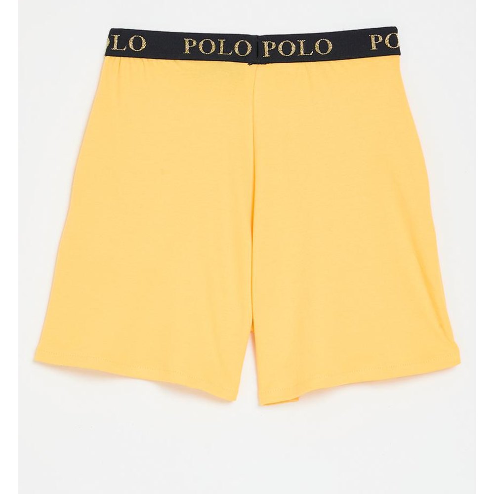 Polo Girls Hannah Short In Light Yellow