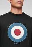 Ben Sherman Mens Target Crew Sweater In Black