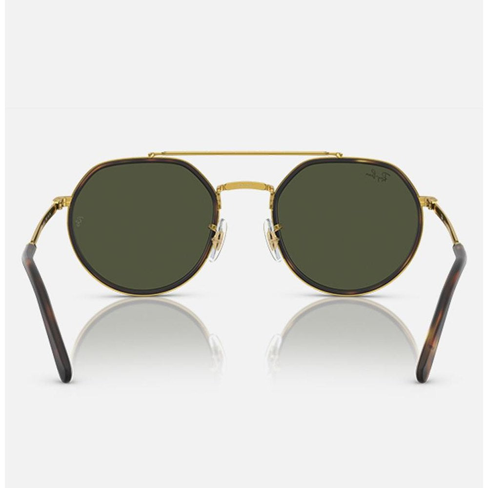 Rayban Mens Black Lens Sunglasses In Gold