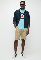 Ben Sherman Target Mens T-Shirt In Retro Blue