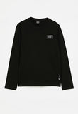 Soviet Boys Kobi Long Sleeves Crew Neck T-Shirts In Black
