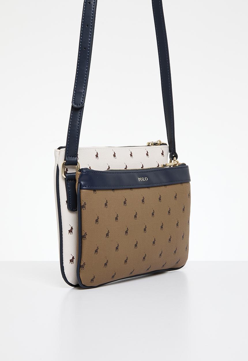 Polo Peninsula S'24 Double Pocket Sling Bag In Navy