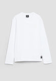 Soviet Boys Talon Long Sleeves V-Neck T-Shirt In White