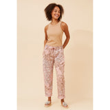 Stella Morgan Ladies Trousers In Dusty Pink