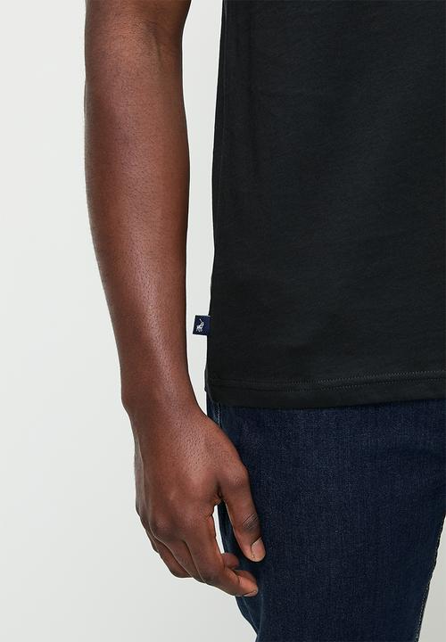 Polo HD Logo Printed T-Shirts For Men In Black