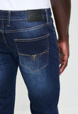 Guess Mens Slim Straight Jeans In Dark Wash