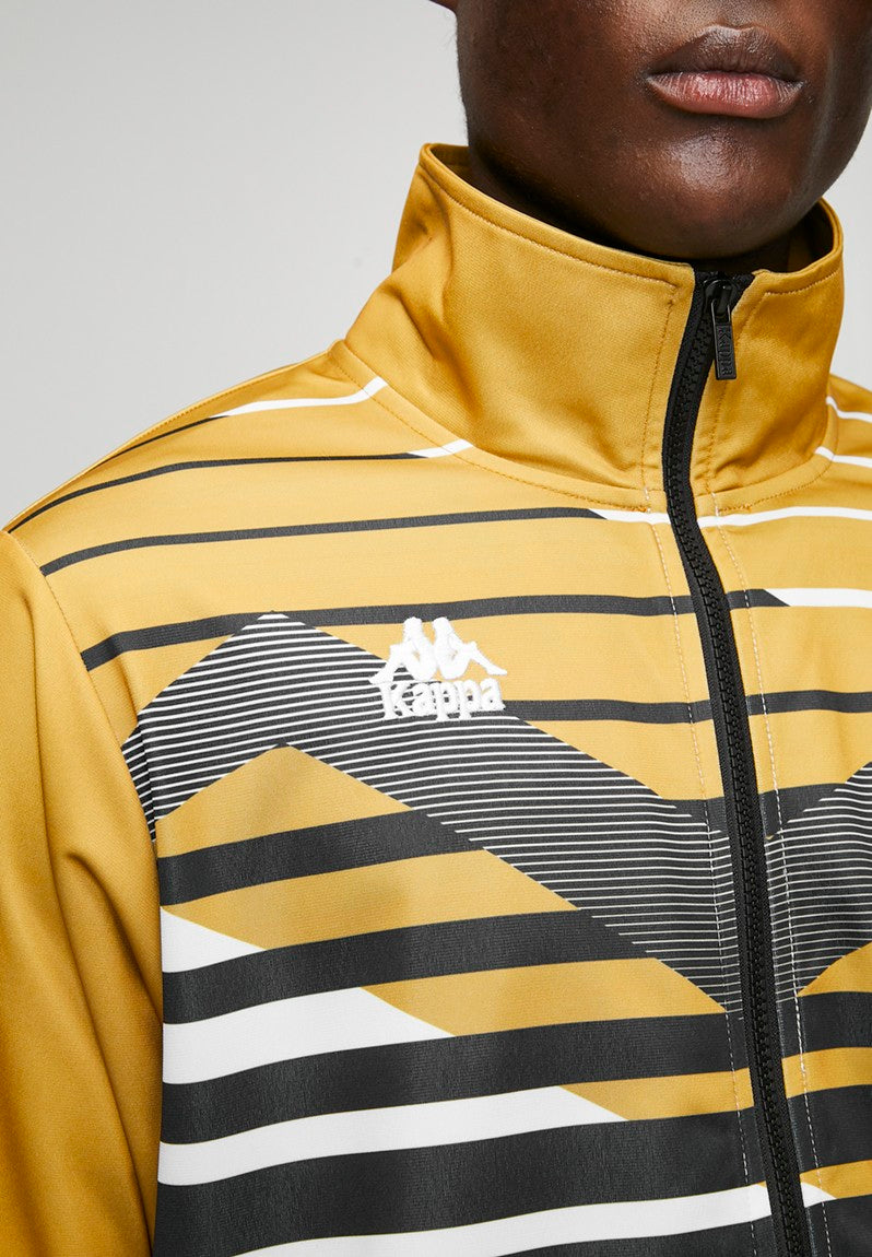 Kappa Bafana 30th Anniversary Jacket In Gold Multi