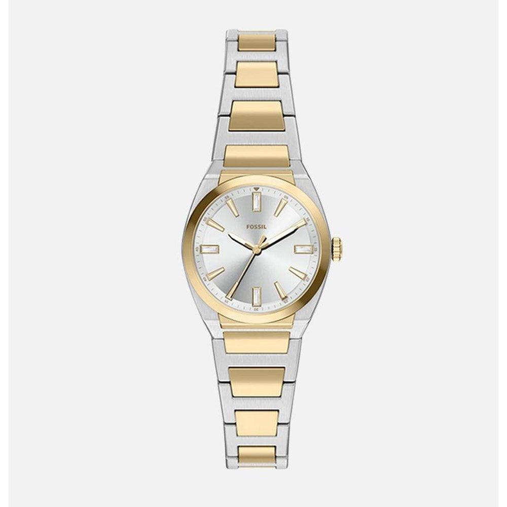 Fossil Womens Everett Small Watch In Gold & Silver