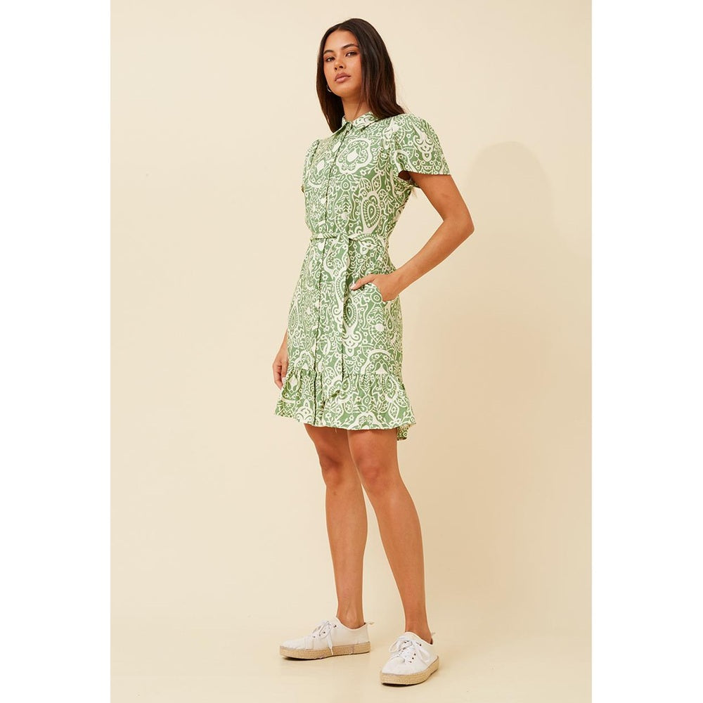Mandi Ladies Dress In Green