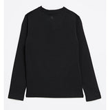 Soviet Boys Talon Long Sleeves V-Neck T-Shirt In Black
