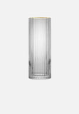 Jan-00013 Opulent Hi-Ball With Gold Rim  (Set Of 4)