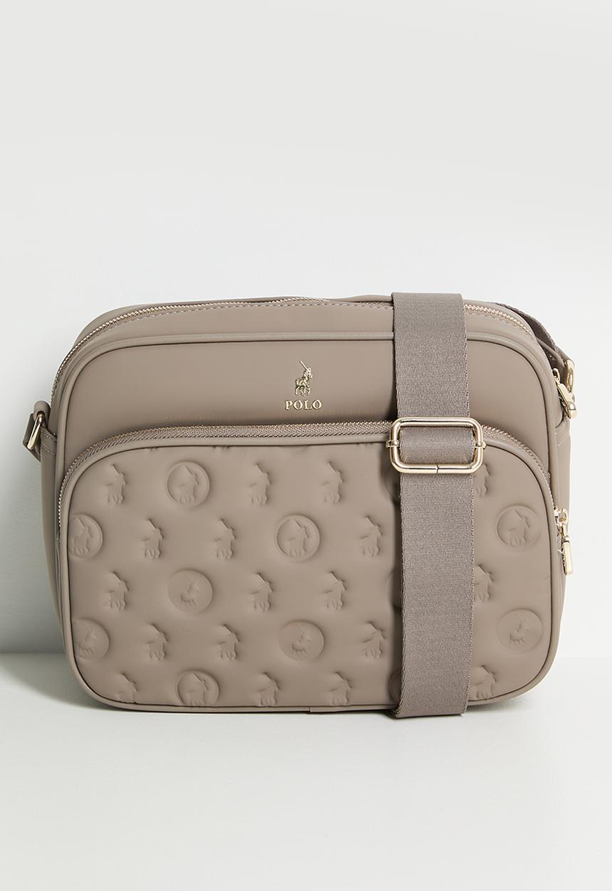 Polo Womens Luna Utility Crossbody Bag In Mushroom