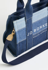 Jo Borkett Denim Large Shopper Blue