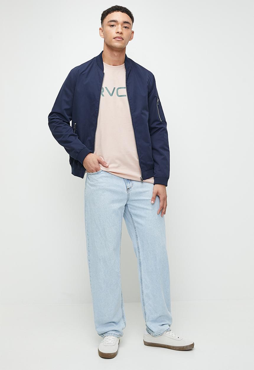 Rvca Big Rvca Ss Red Stitch Mauve