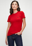 Polo 0055240 Wmn Allie Ss T-Shirt  Red