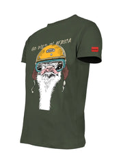 Sniper Ostrich T-Shirts For Men In Olive