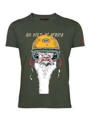 Sniper Ostrich T-Shirts For Men In Olive