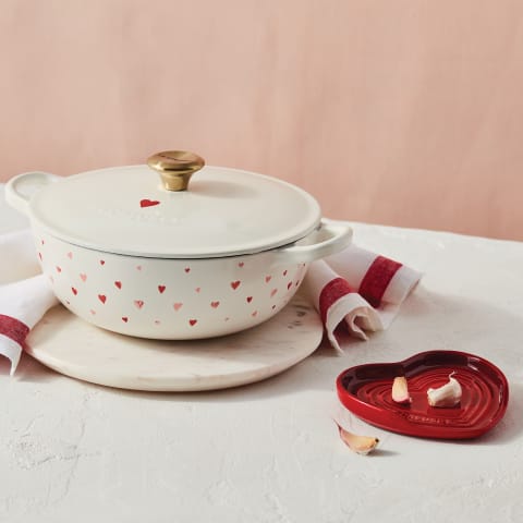 Le Creuset Heart Spoon Rest White