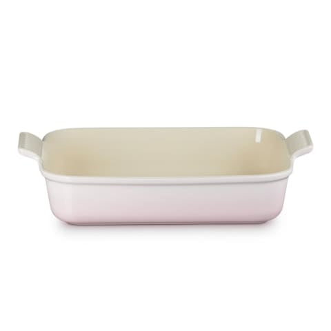 Le Creuset Rectangle Dish 32Cm Heritage Shell Pink