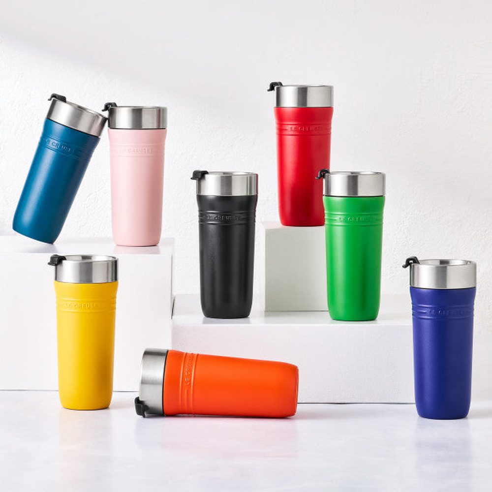 Le Creuset Otg Travel Mug In Black