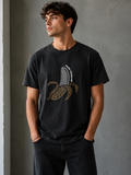 Pure Premium Johnny Short Sleeve Tee In Black