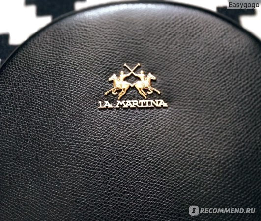 La Martina Principe Caterina Backpack In Black