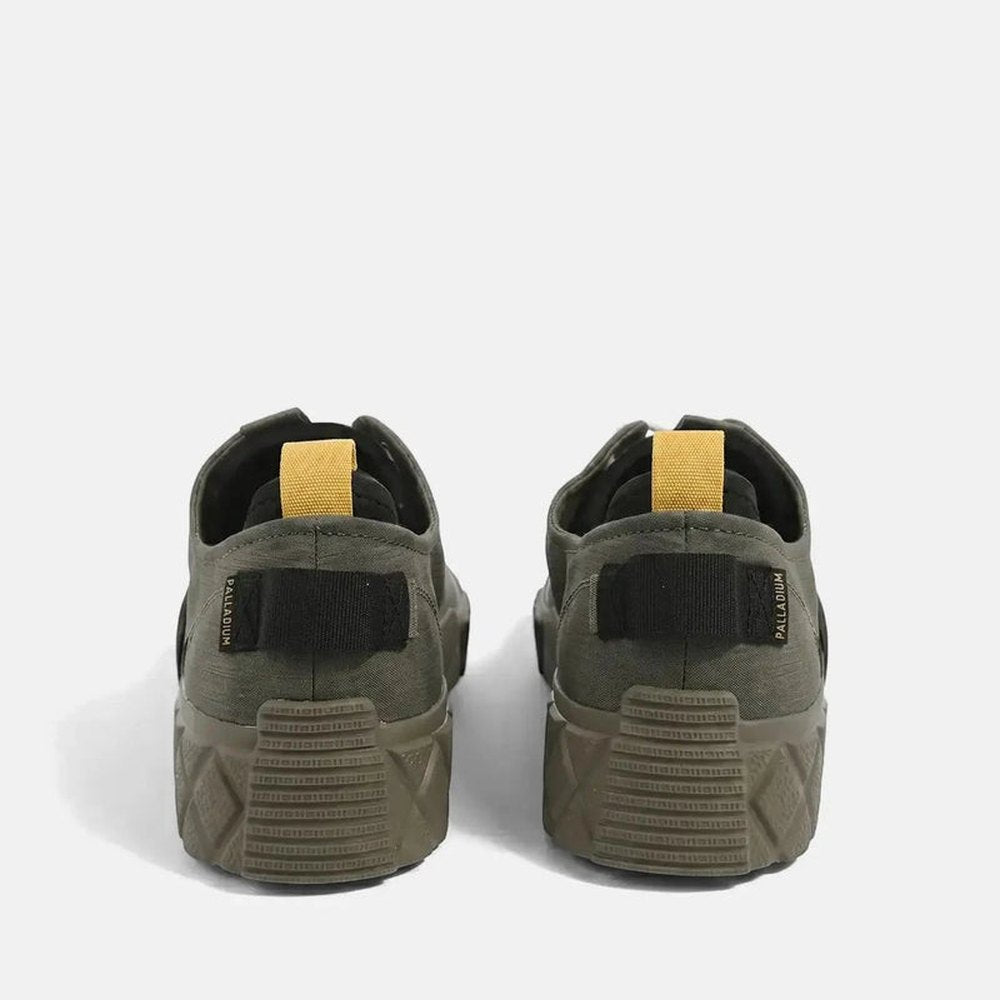 Palladium Mens Ace City Shell Shoes In Olive Night