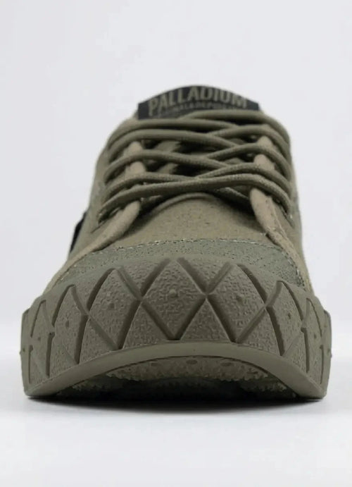 Palladium Boys Ace Lo Supply Shoes In Olive