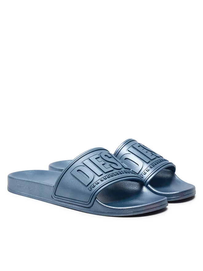 Diesel Y02854P6878 Womens Mayemi Cc Sandals Blue