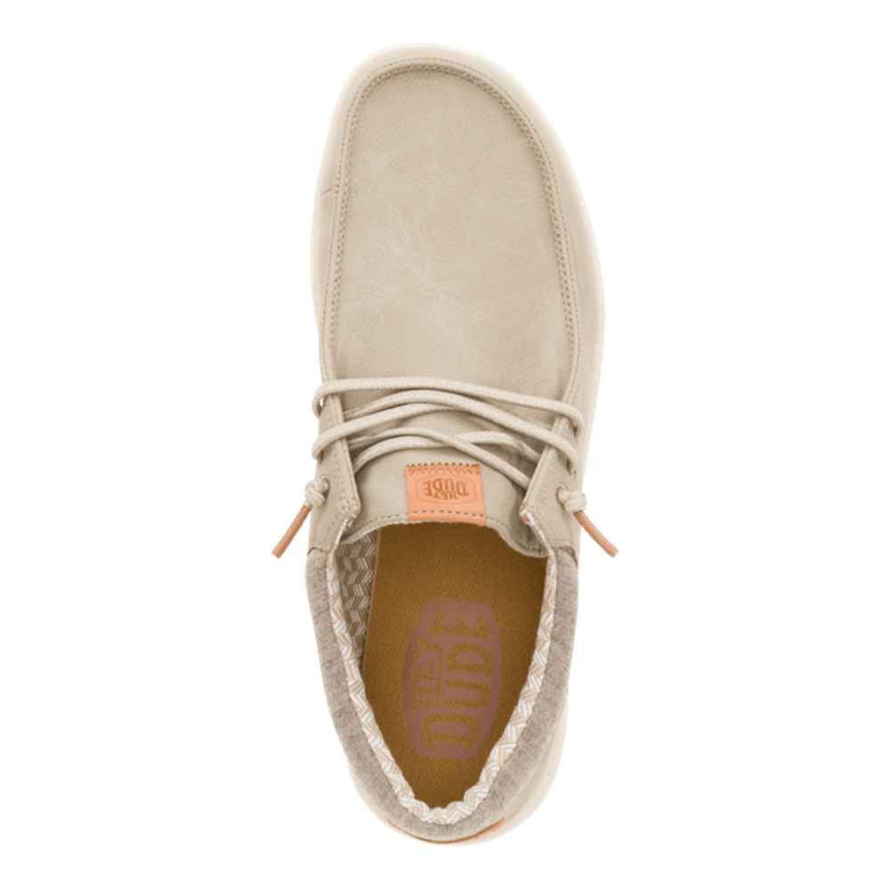 Hey Dude Mens Paul Classic Shoes In Taupe Grey