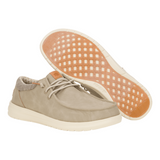 Hey Dude Mens Paul Classic Shoes In Taupe Grey