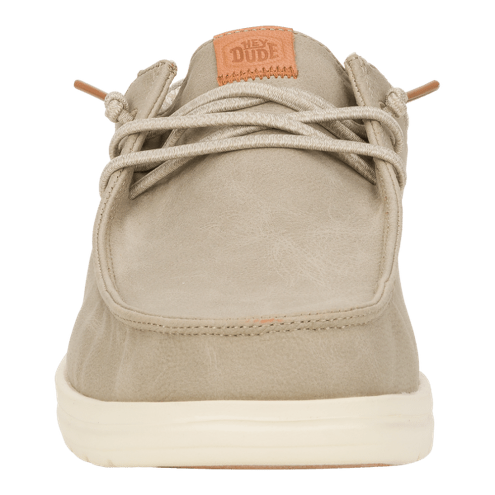 Hey Dude Mens Paul Classic Shoes In Taupe Grey