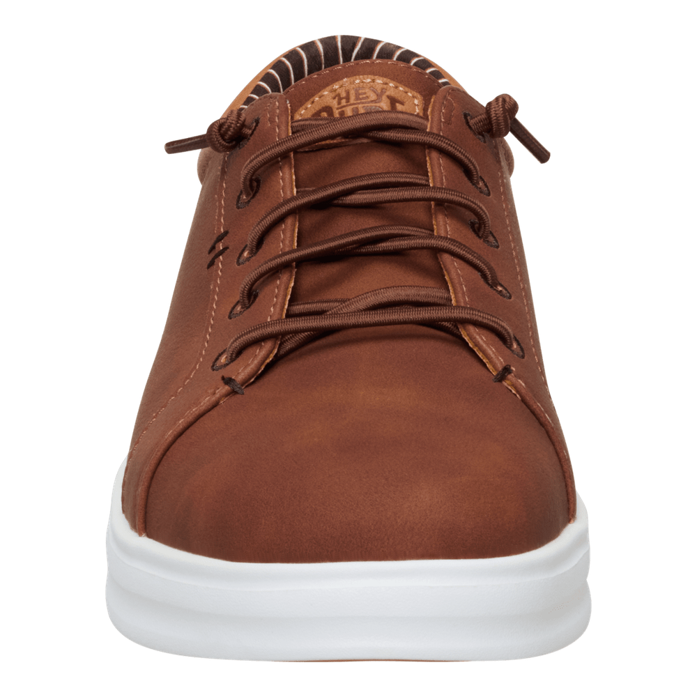 Hey Dude Paul Pro Classic Snakers In Cognac/White