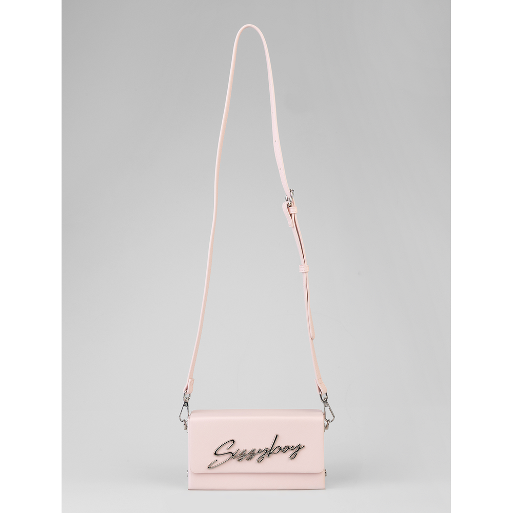 Sissy Boy Pauline Bag With Belt Strap In Pink