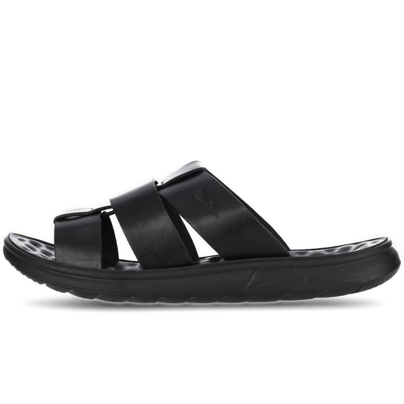 Pierre Cardin mens Ocean Sandals In Black