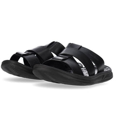 Pierre Cardin mens Ocean Sandals In Black