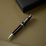 Carrol Boyes Ballpoint Pen Woman In Silver/Black