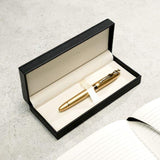 Carrol Boyes Fountain Pen Woman In Gold/Gold